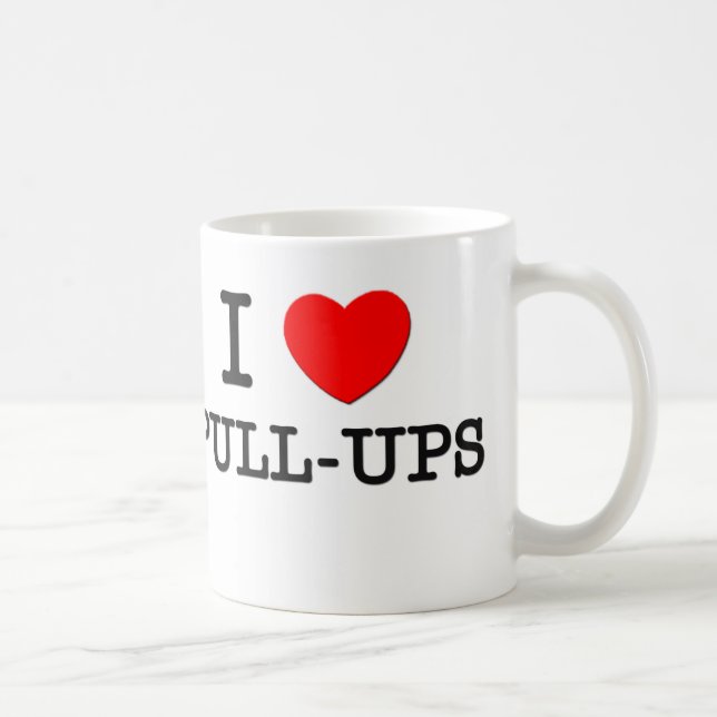 Jag älskar Handtag-Ups Kaffemugg (Höger)