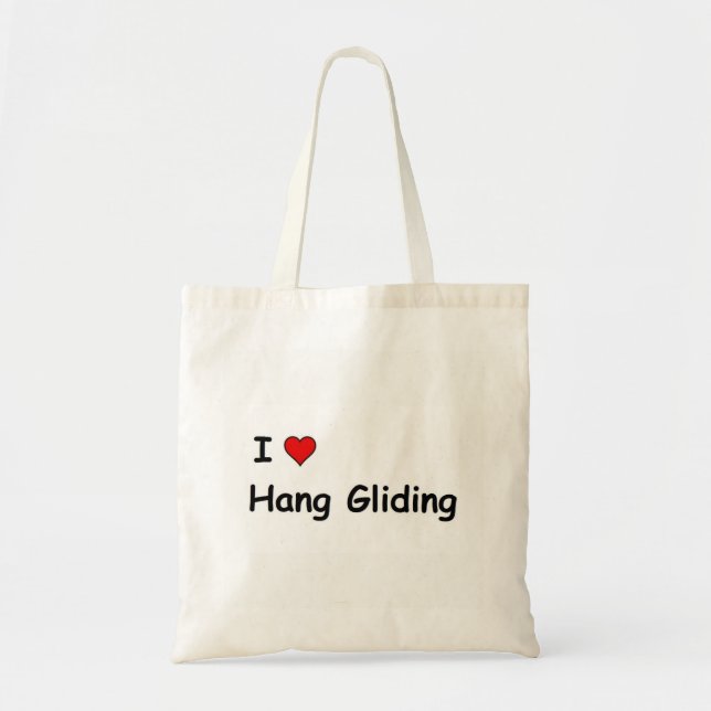 Jag älskar hangglidning tygkasse (Framsidan)