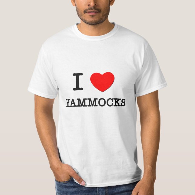 Jag älskar hängmattor t shirt (Framsida)