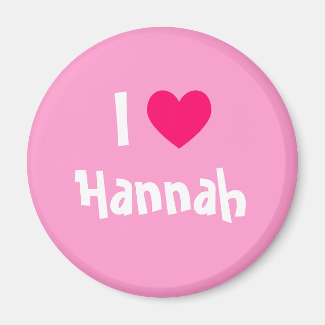 Jag älskar Hannah Magnet (Framsidan)