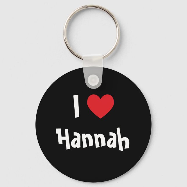 Jag älskar Hannah Nyckelring (Framsida)