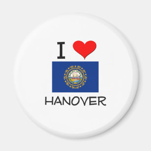 Jag älskar Hanover New Hampshire Magnet