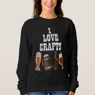 Jag älskar hantverk Hantverksöl Drick lokal bryggn T Shirt