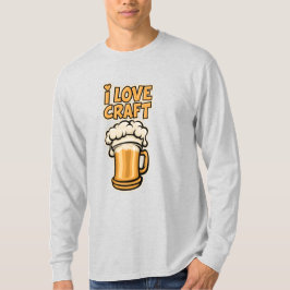 Jag älskar hantverksöl t shirt