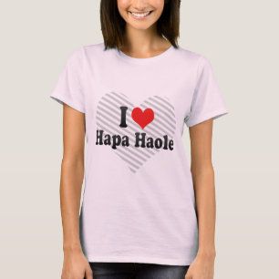 Jag älskar Hapa Haole T-shirt