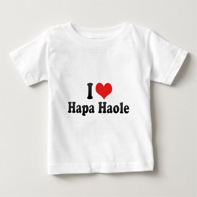 Jag älskar Hapa Haole Tee (Framsida)