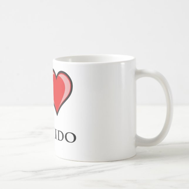 Jag älskar Hapkido Kaffemugg (Höger)