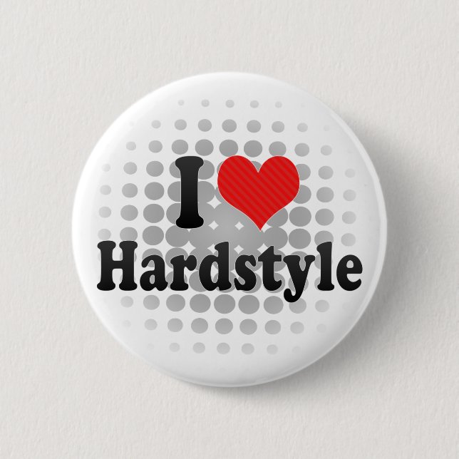Jag älskar Hardstyle Knapp (Framsida)