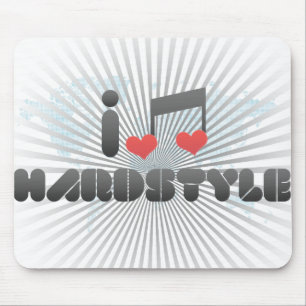 Jag älskar Hardstyle Musmatta