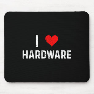 Jag älskar hårdvara - Heart PC-gamer Spelande Bygg Musmatta