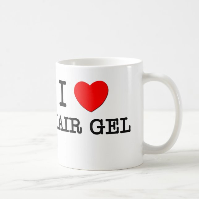 Jag älskar hårgelen kaffemugg (Höger)
