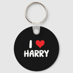 Jag älskar Harry - Hjärta - Namn Nyckelring