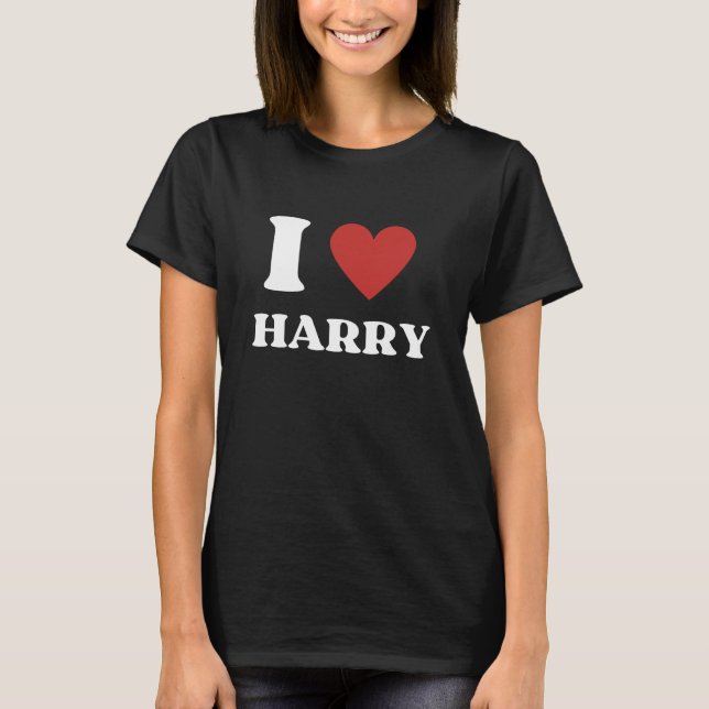 Jag älskar Harry  T Shirt (Framsida)