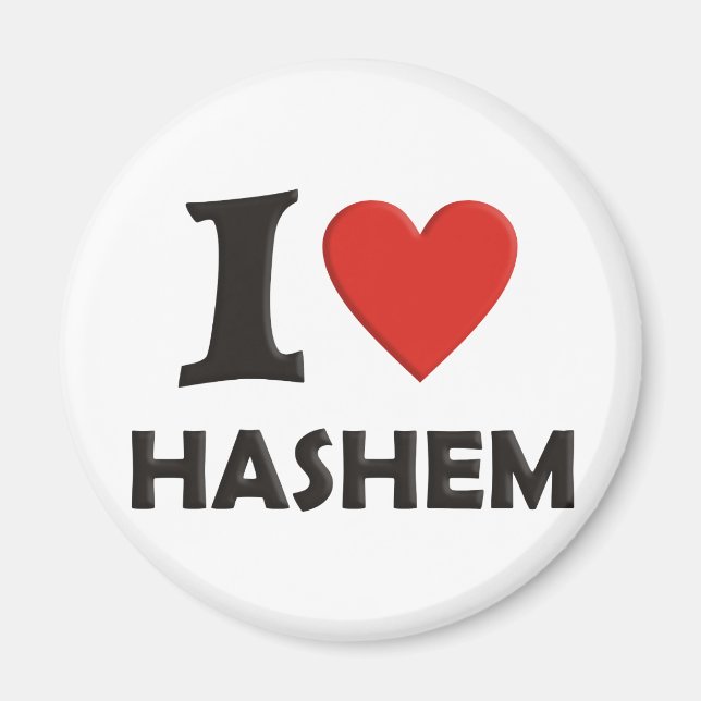 Jag älskar Hashem Magnet (Framsidan)
