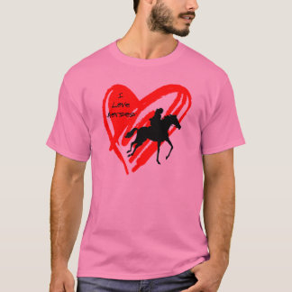 Jag älskar hästar tee shirt