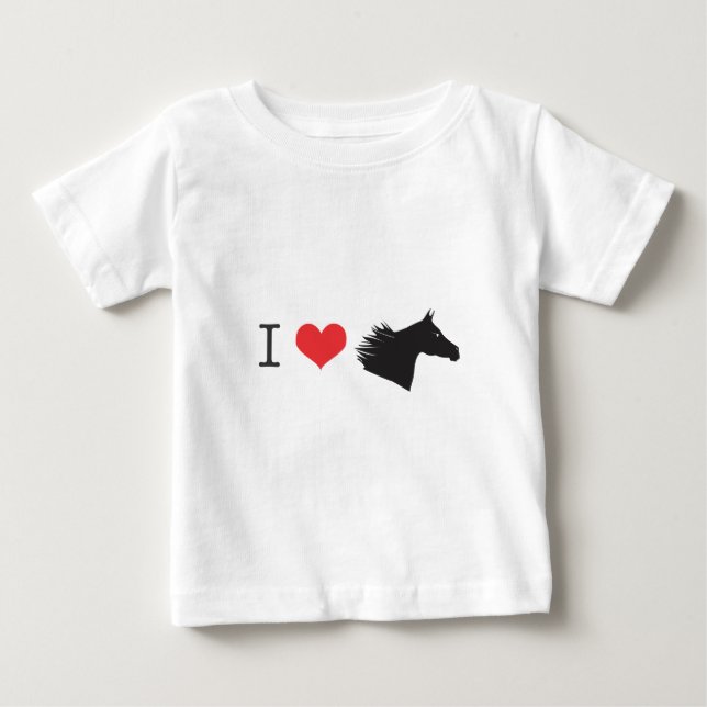 Jag älskar hästen t shirt (Framsida)