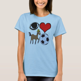 Jag älskar hästfotboll 1 t-shirt