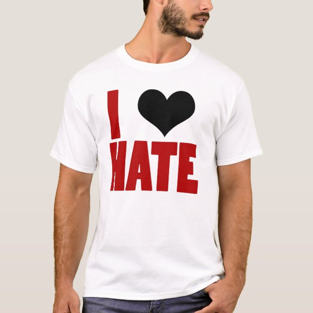 Jag älskar hat t-shirt (Framsida)