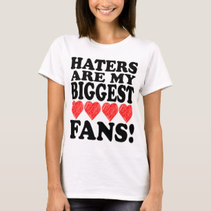 Jag älskar Haters, den roliga konst T-shirt