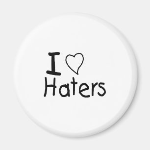 Jag älskar Haters Magnet
