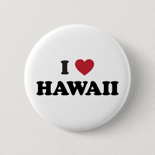 Jag älskar Hawaii Knapp