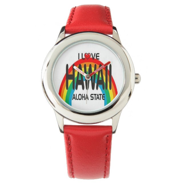 Jag älskar Hawaii - Titta Armbandsur (Framsida)