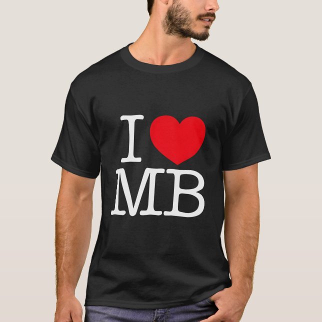 Jag älskar He Mb T Shirt (Framsida)