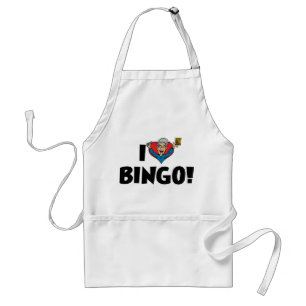 Jag älskar Heart Bingo! - Bingoälskare Förkläde