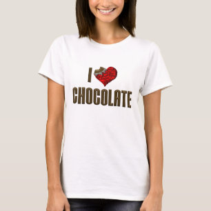 Jag älskar Heart Choklad - Chokladkaka Kokolskär Tröja