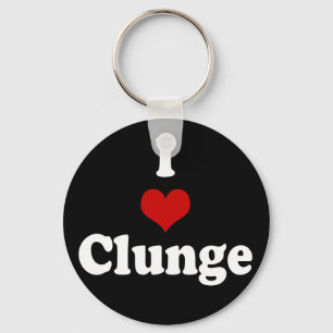 JAG ÄLSKAR {HEART} CLUNGE NYCKELRING