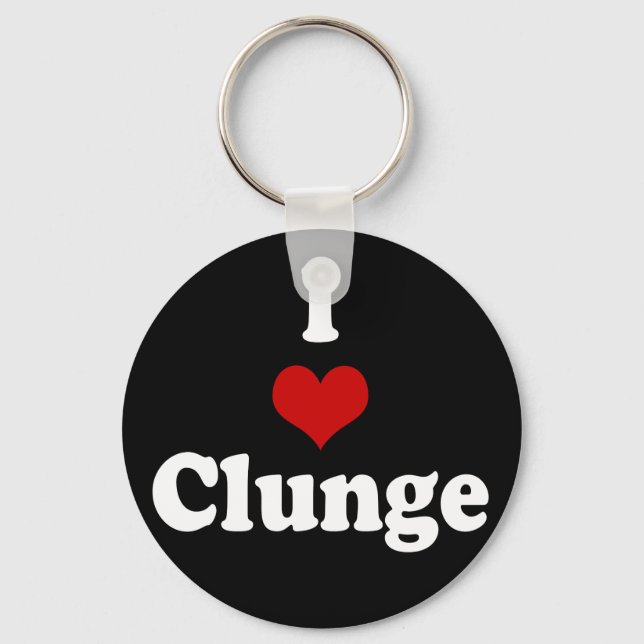 JAG ÄLSKAR {HEART} CLUNGE NYCKELRING (Framsida)