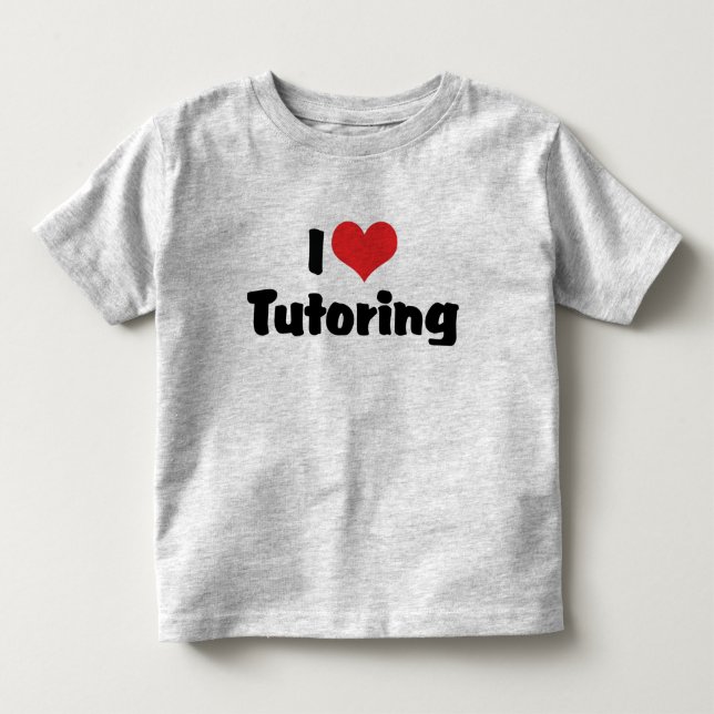 Jag älskar Heart-handledning Tee Shirt (Framsida)