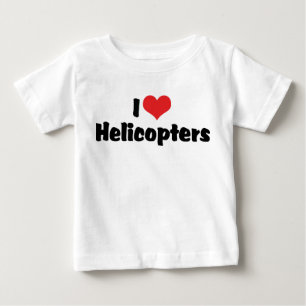 Jag älskar Heart Helicopters Tee Shirt