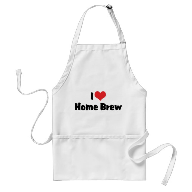Jag älskar Heart Home Brew - Öljyentusiast Förkläde (Framsidan)