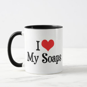 Jag älskar Heart My Soaps - Såpopporna älskare Mugg