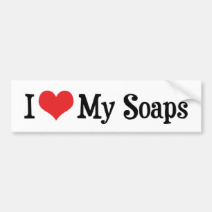 Jag älskar Heart My Soaps - Soap Opera Lover Bildekal