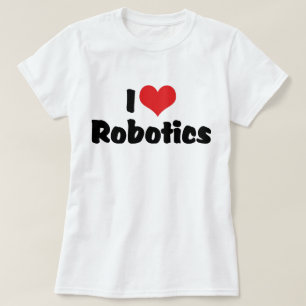 Jag älskar Heart Robotics - Robotälskare Tee