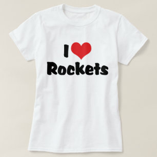 Jag älskar Heart Rockets - rymdutforskning Tee