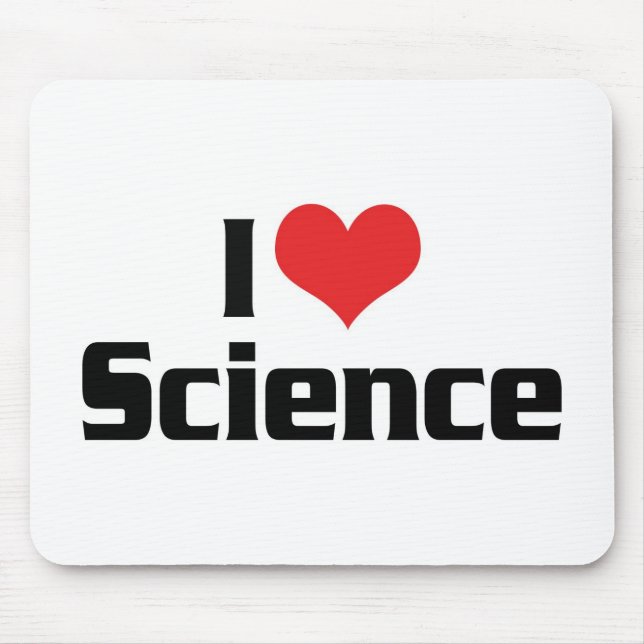 Jag älskar Heart Science Musmatta (Framsidan)