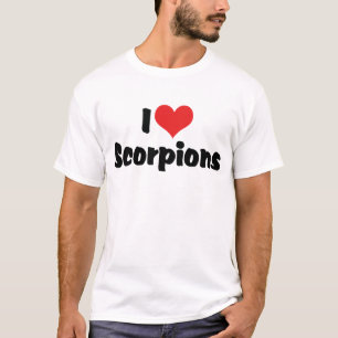 Jag älskar Heart Scorpions Tee
