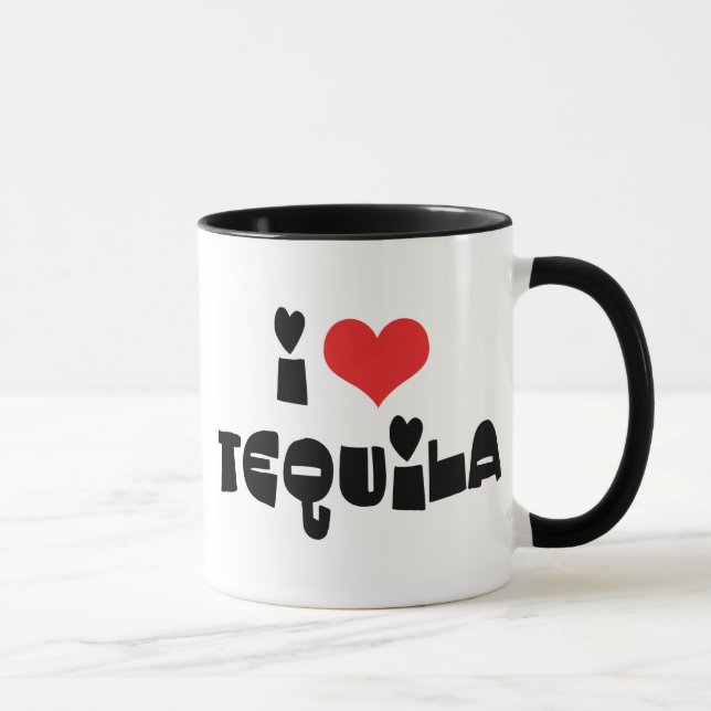 Jag älskar Heart Tequila Mugg (Höger)