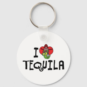 Jag älskar Heart Tequila Nyckelring