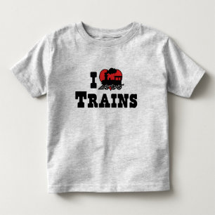 Jag älskar Heart Trains - Modelljärnvägsentusiast Tröja