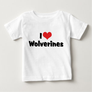 Jag älskar Heart Wolverines Tröja