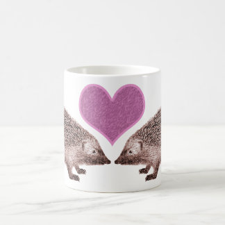 Jag älskar Hedgies - två igelkottar på en mugg