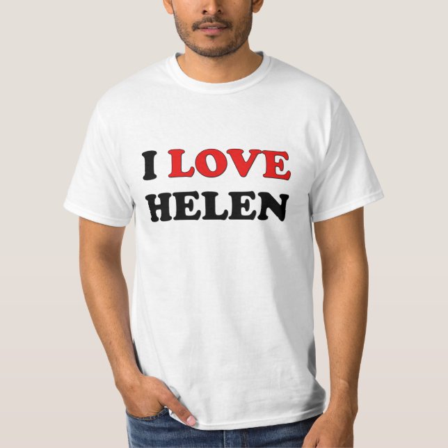 Jag älskar Helen Tröja (Framsida)