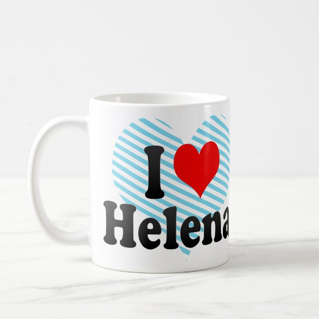 Jag älskar Helena Kaffemugg (Vänster)