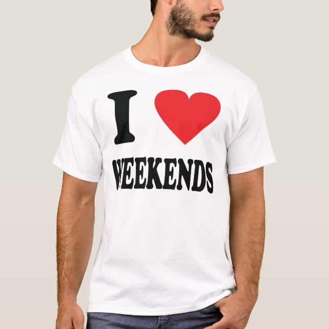 Jag älskar helgsymbolen t shirt (Framsida)