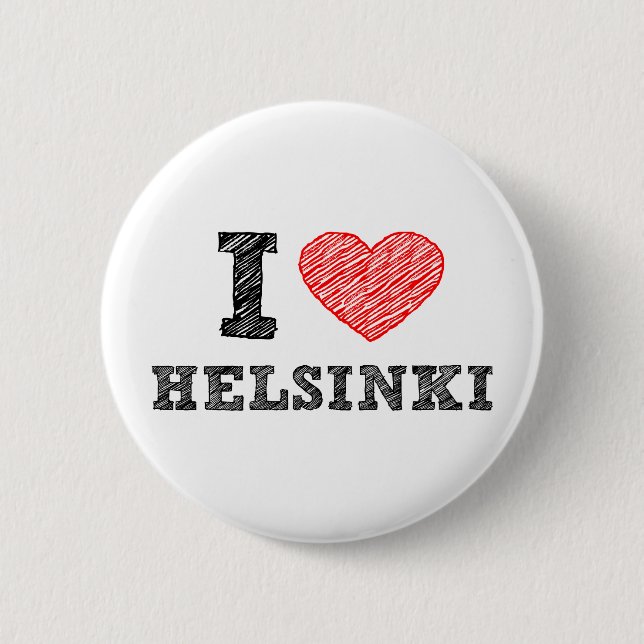 Jag älskar Helsingfors Knapp (Framsida)