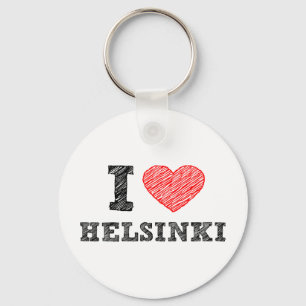 Jag älskar Helsingfors Nyckelring